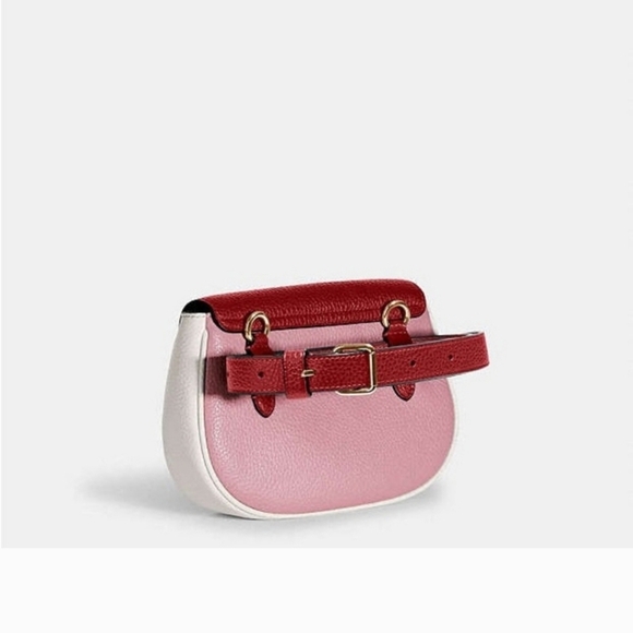 🔹️COACH🔹️ Saddle Belt Bag/Crossbody In Colorblock - Picture 3 of 7